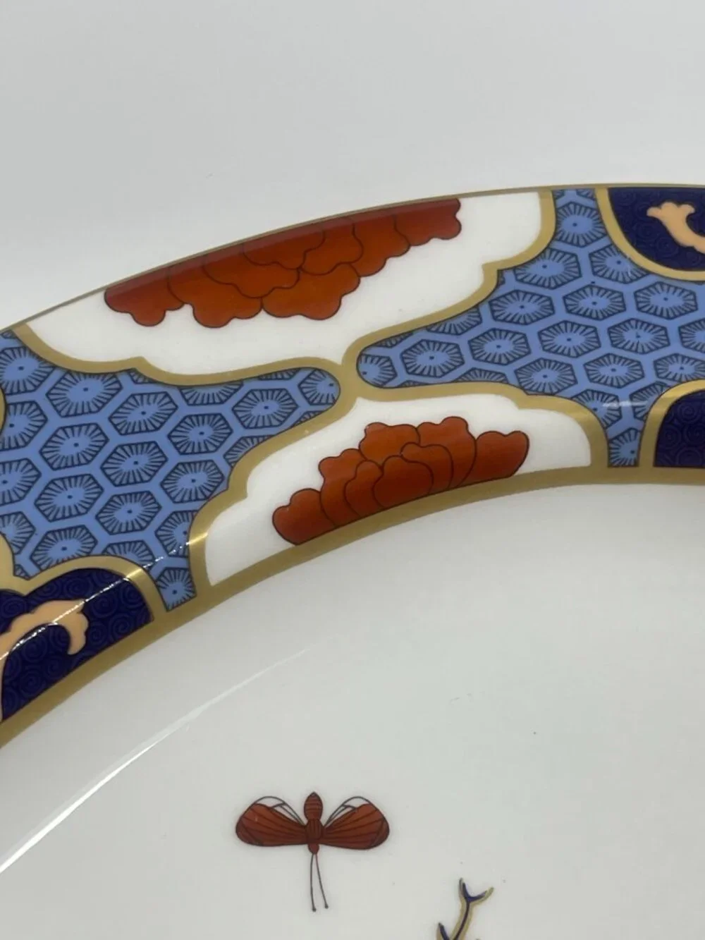 Spode Shima Y8172-G 15” Oval Bone China Serving Platter
